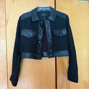 Christian Lacroix Black Textured Jean Jacket